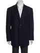 Ermenegildo Zegna Wool Embroidered Accent Blazer