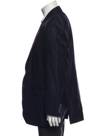 Ermenegildo Zegna Wool Embroidered Accent Blazer