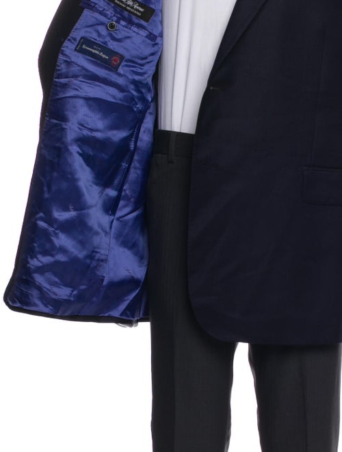 Ermenegildo Zegna Wool Embroidered Accent Blazer