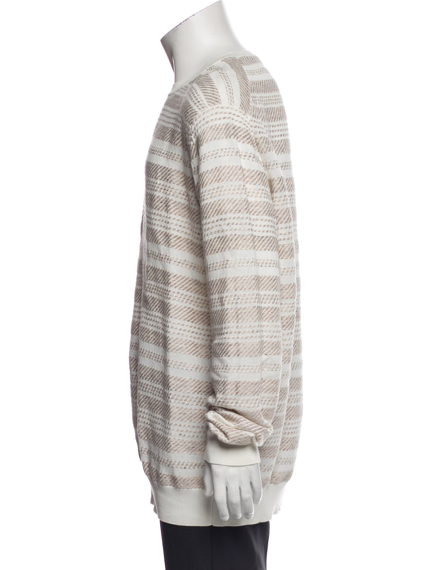 Ermenegildo Zegna Striped Crew Neck Pullover