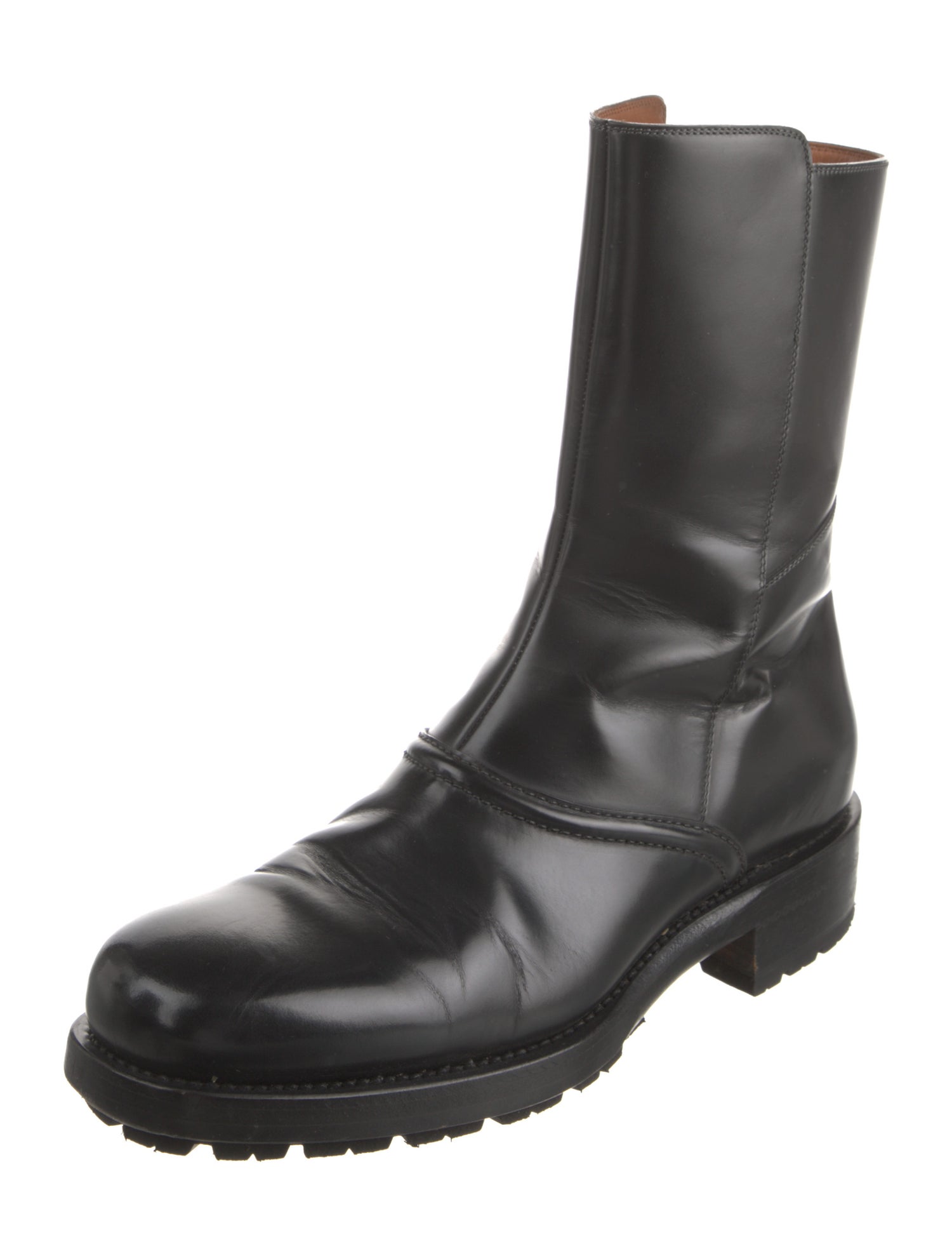 Ermenegildo Zegna Leather Boots