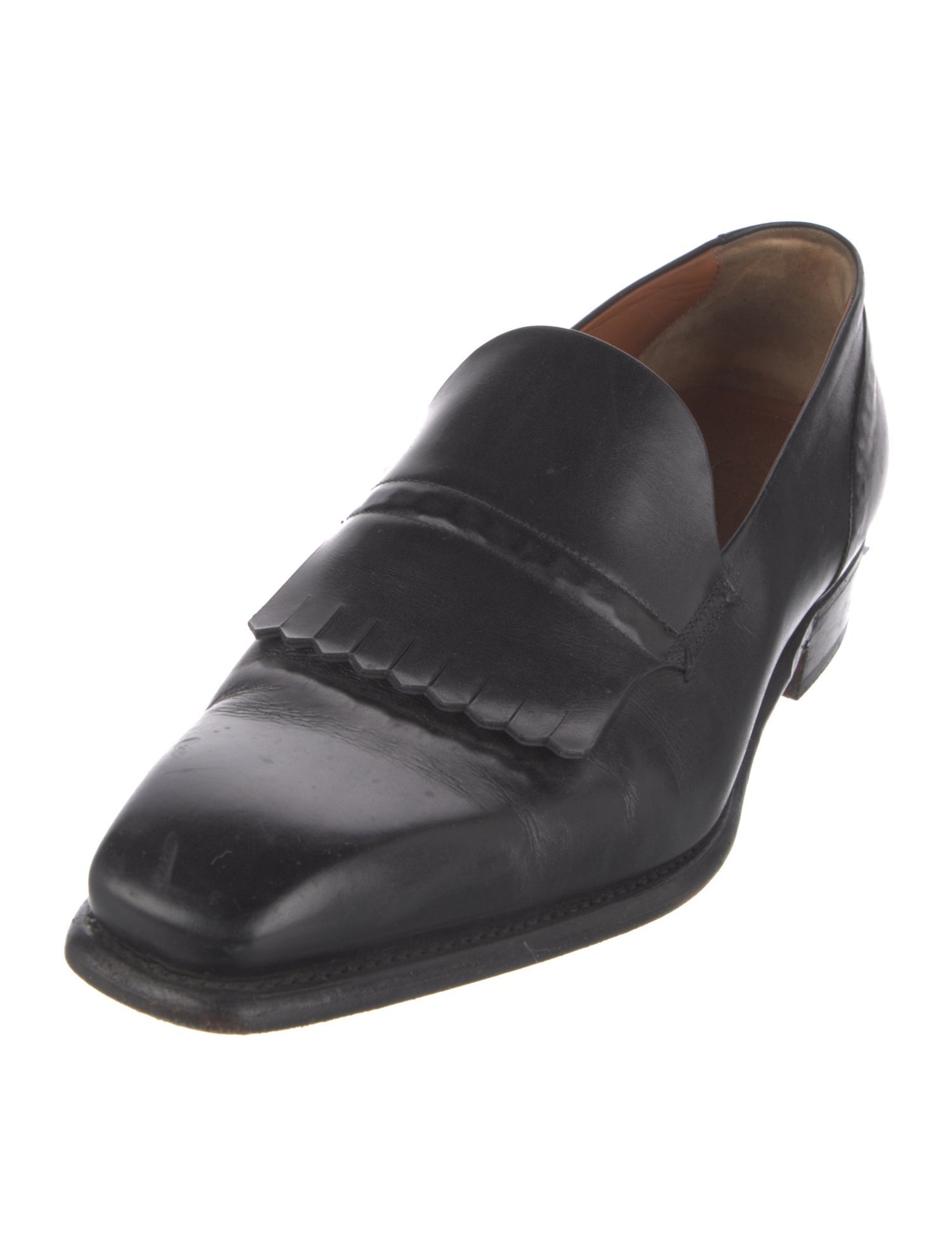 Ermenegildo Zegna Leather Loafers