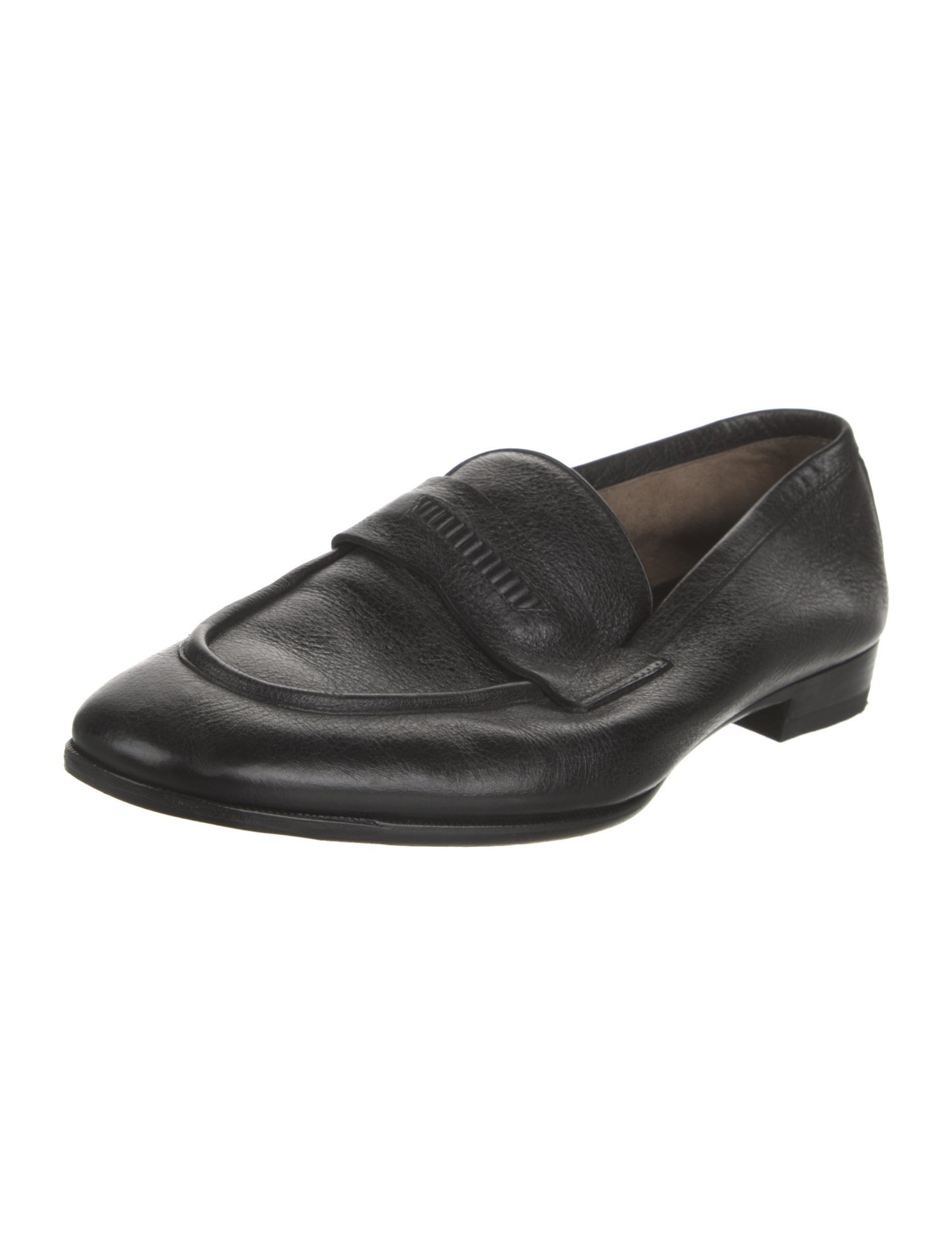 Ermenegildo Zegna Leather Loafers