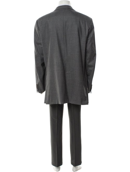Ermenegildo Zegna Wool Houndstooth Print Blazer