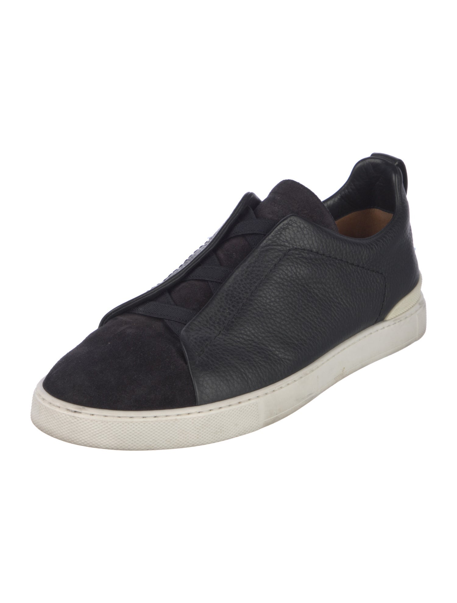Ermenegildo Zegna Leather Printed Sneakers