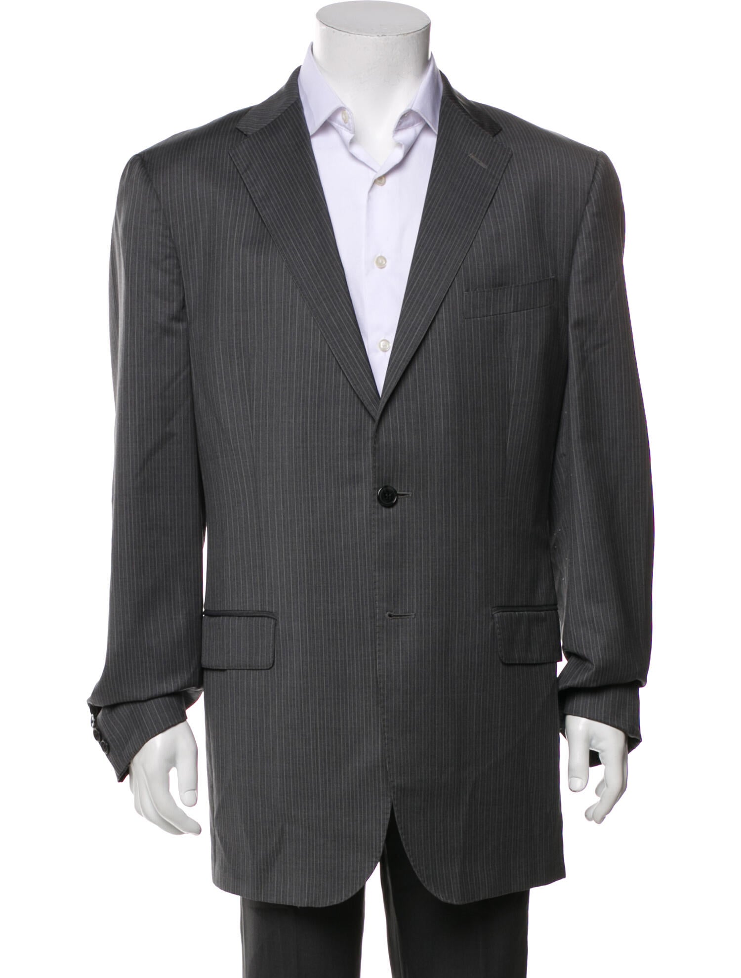 Ermenegildo Zegna Virgin Wool Striped Blazer