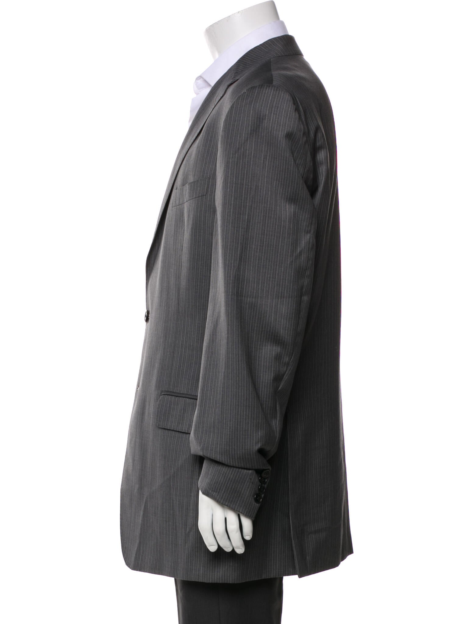 Ermenegildo Zegna Virgin Wool Striped Blazer