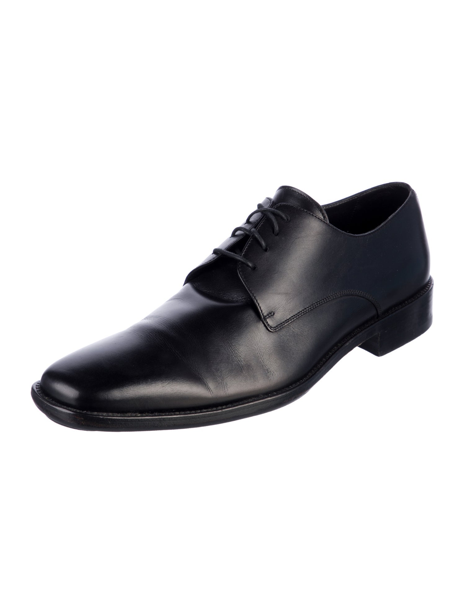 Ermenegildo Zegna Leather Derby Shoes