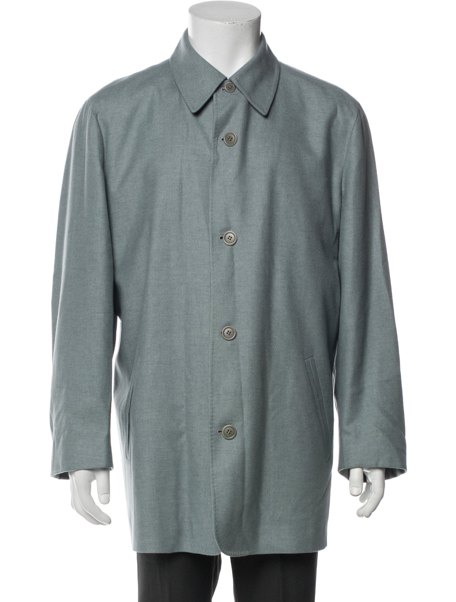 Ermenegildo Zegna Silk Overcoat