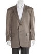 Ermenegildo Zegna Wool Plaid Print Blazer