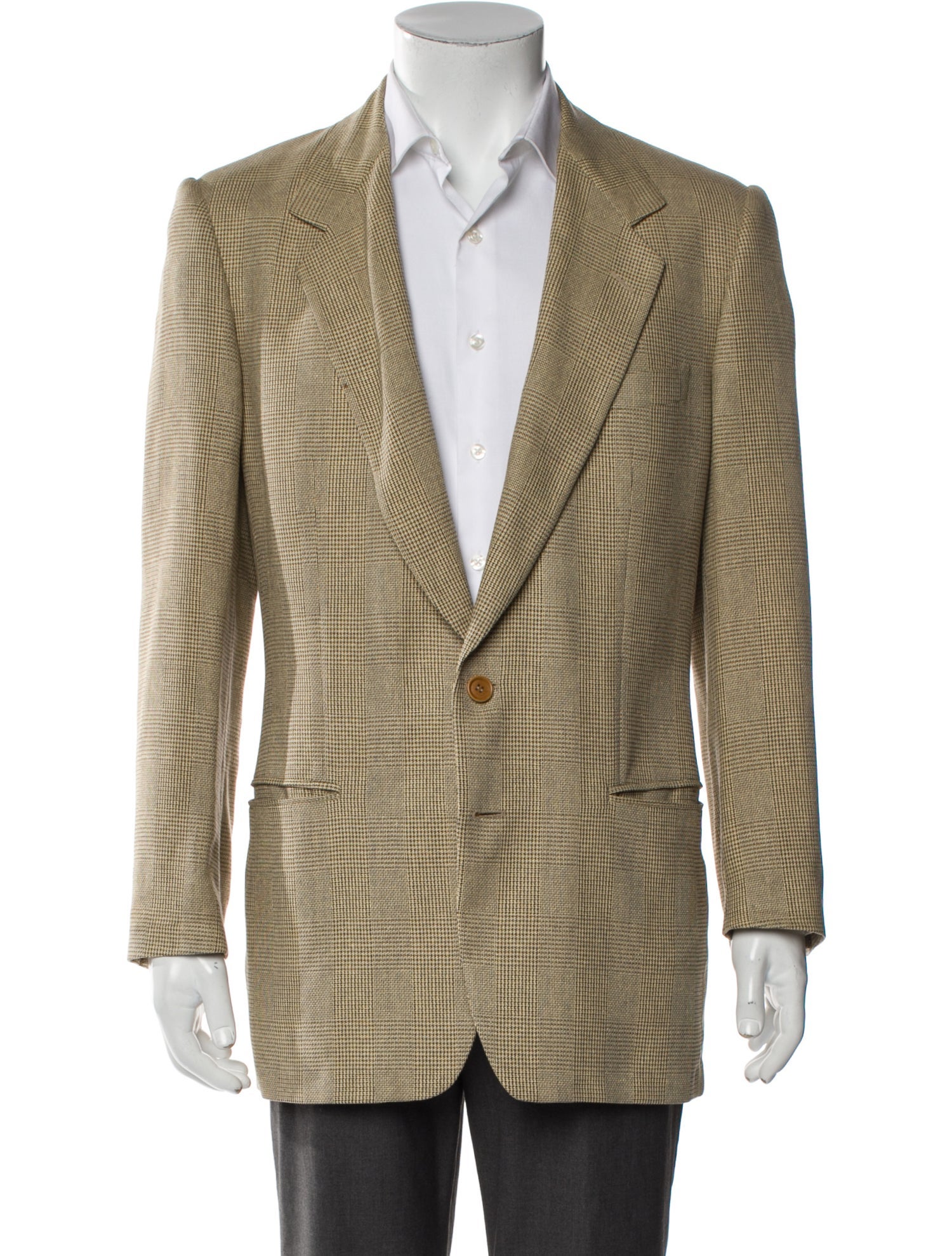 Ermenegildo Zegna Plaid Print Blazer