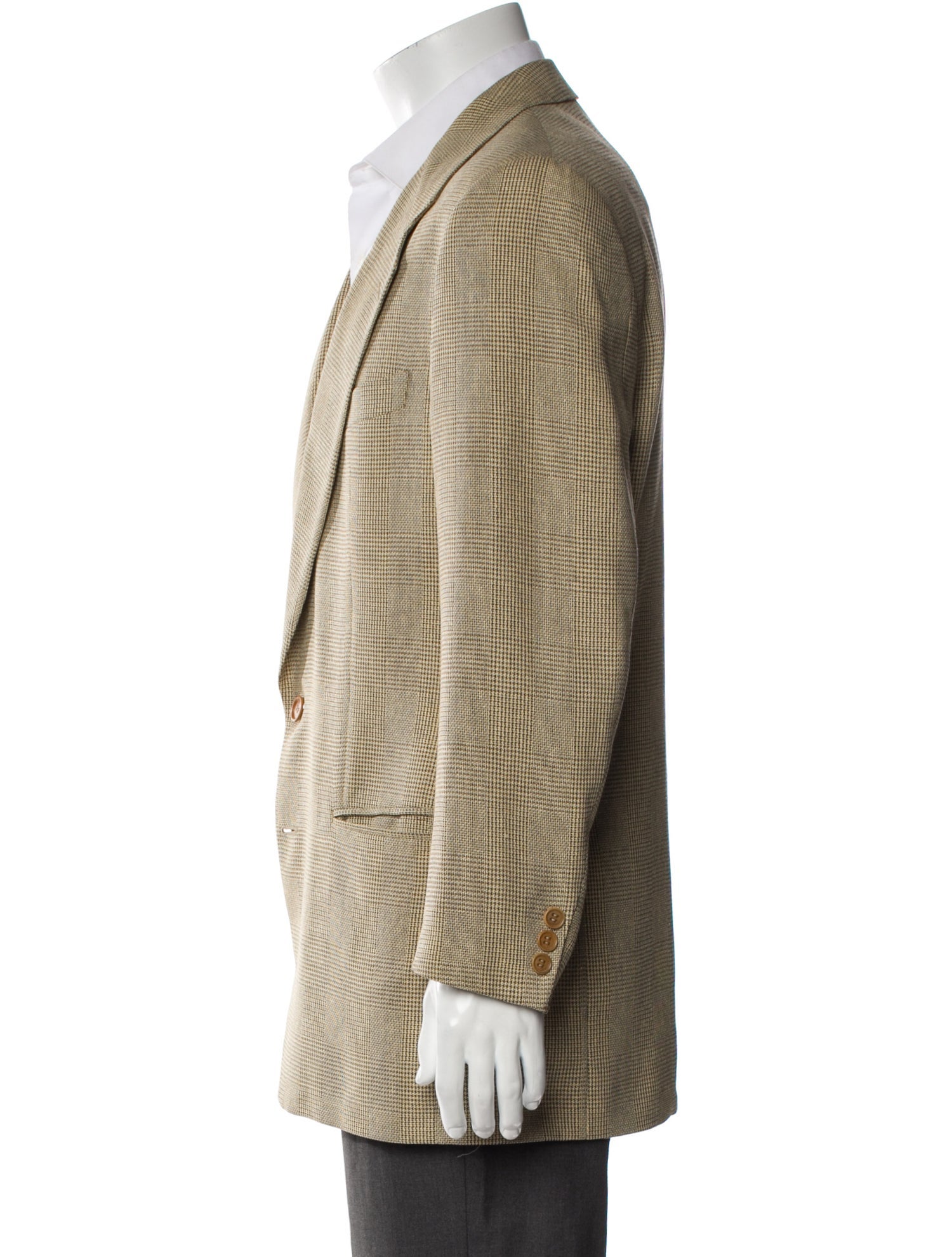 Ermenegildo Zegna Plaid Print Blazer