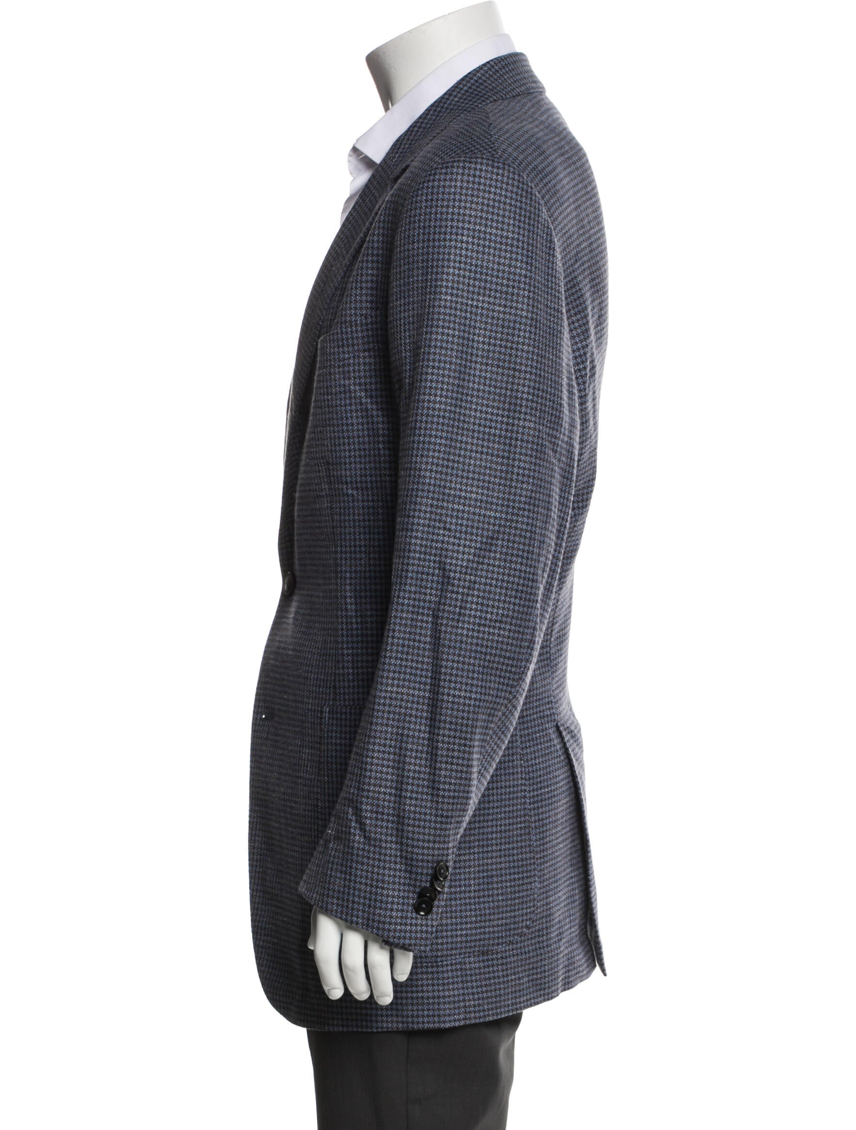 Ermenegildo Zegna Houndstooth Print Blazer