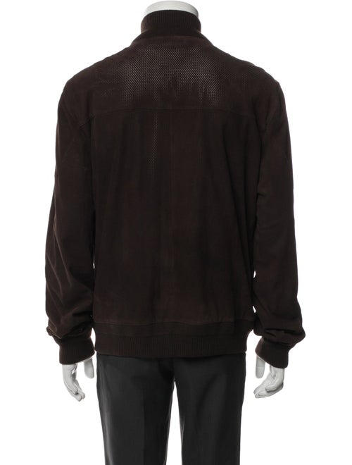 Ermenegildo Zegna Suede Bomber Jacket
