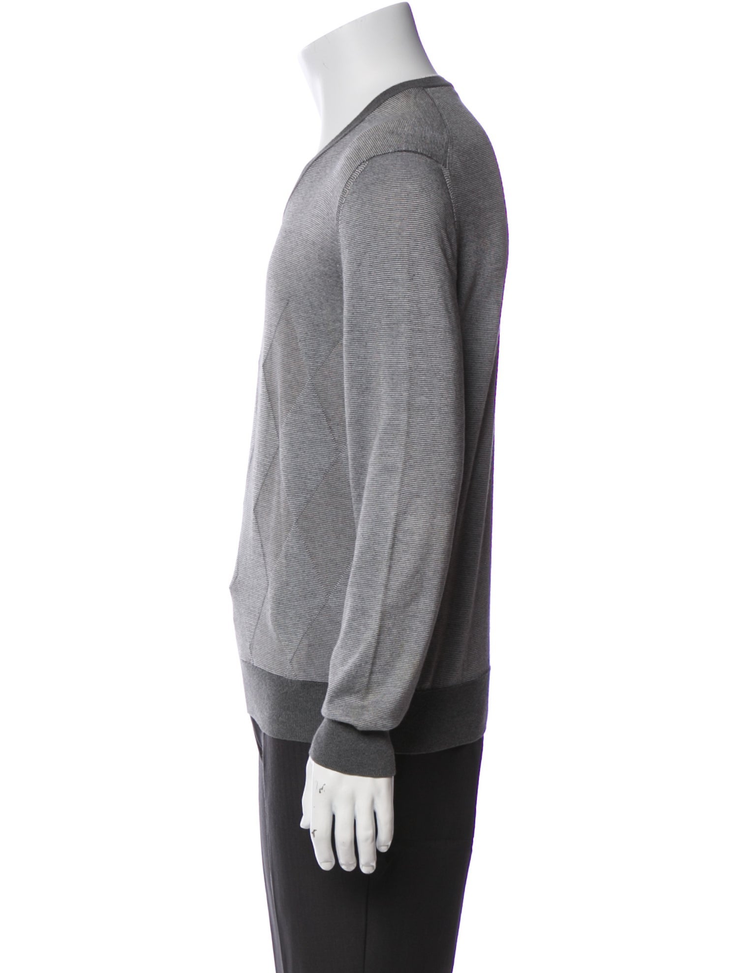 Ermenegildo Zegna V-Neck Long Sleeve Pullover