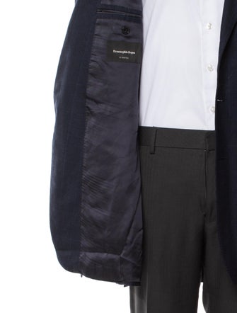 Ermenegildo Zegna Wool Printed Overcoat