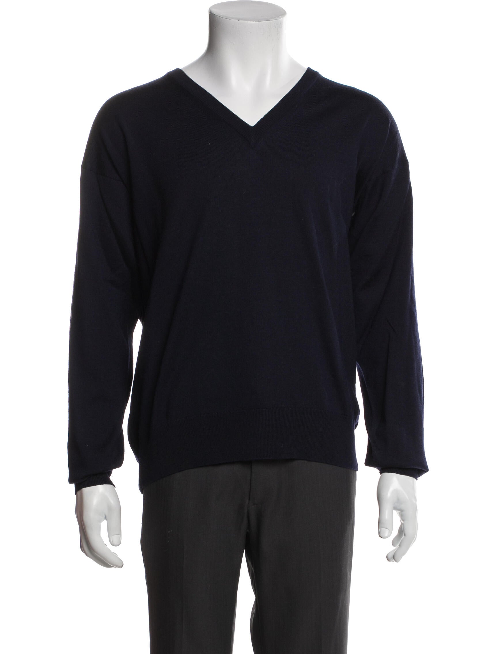 Ermenegildo Zegna Virgin Wool V-Neck Pullover