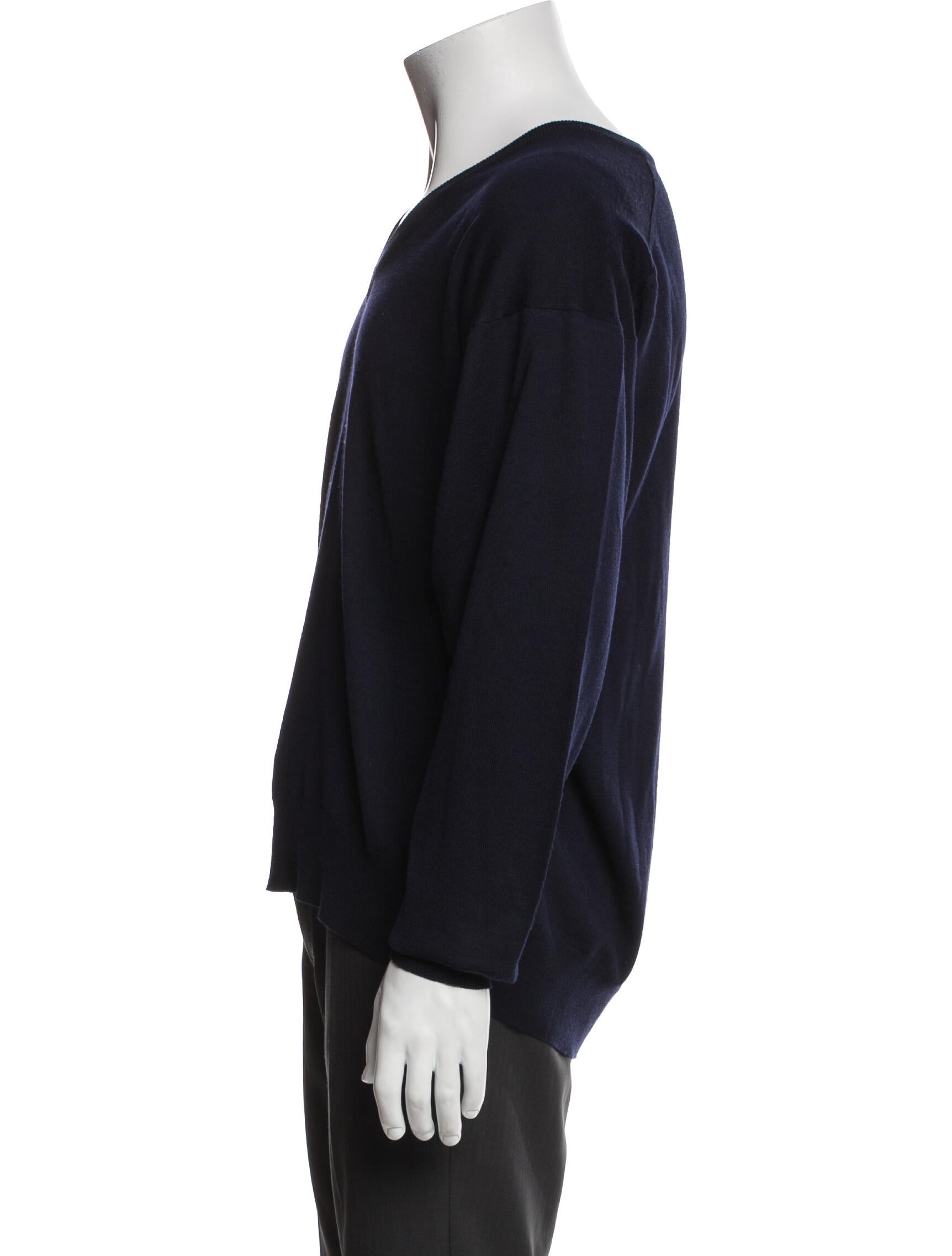 Ermenegildo Zegna Virgin Wool V-Neck Pullover