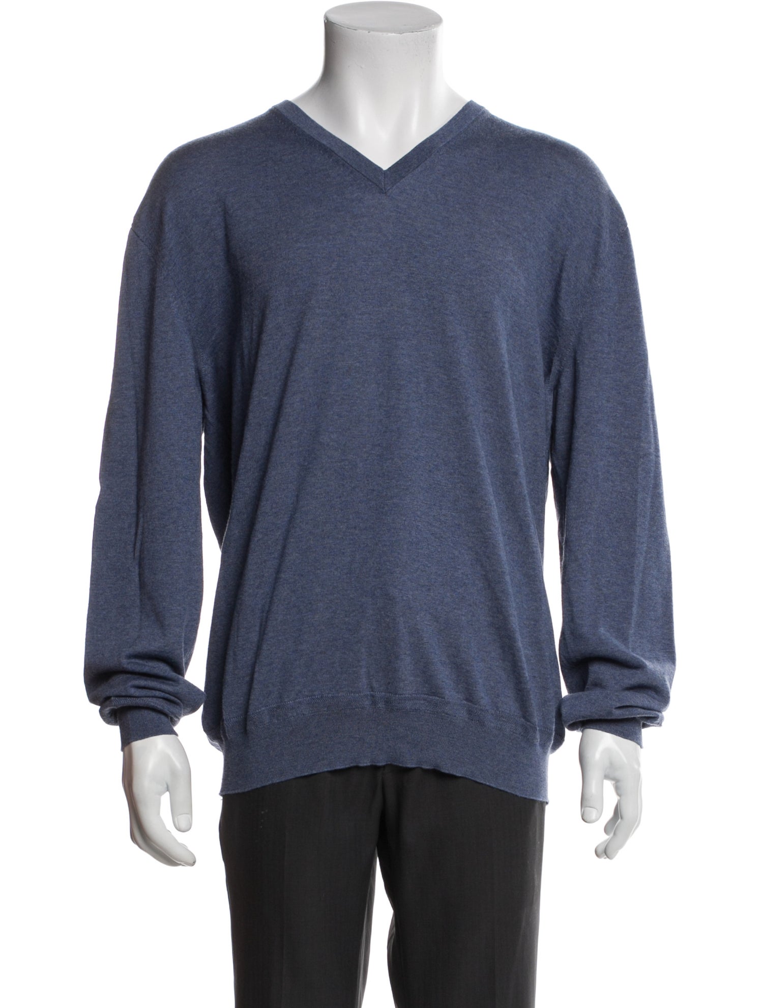 Ermenegildo Zegna Virgin Wool V-Neck Pullover