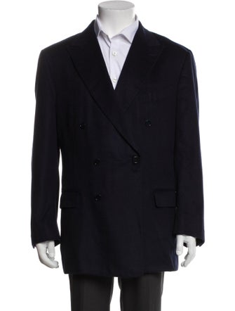 Ermenegildo Zegna Silk Peacoat