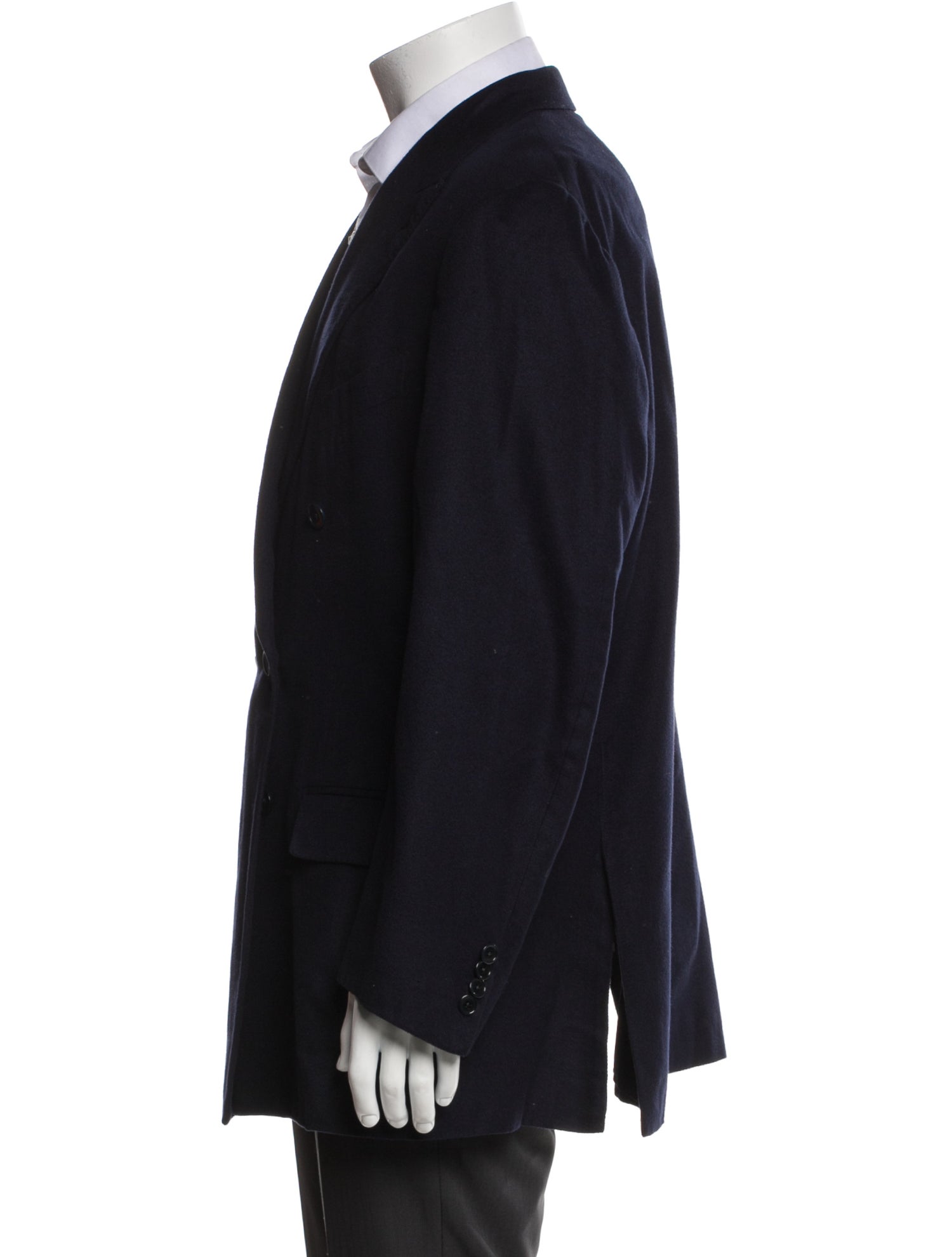 Ermenegildo Zegna Silk Peacoat