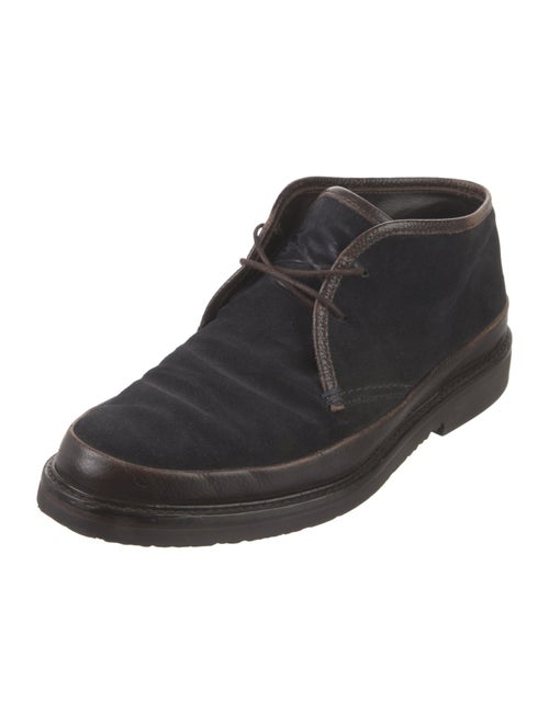 Ermenegildo Zegna Suede Lace-Up Boots