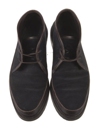 Ermenegildo Zegna Suede Lace-Up Boots