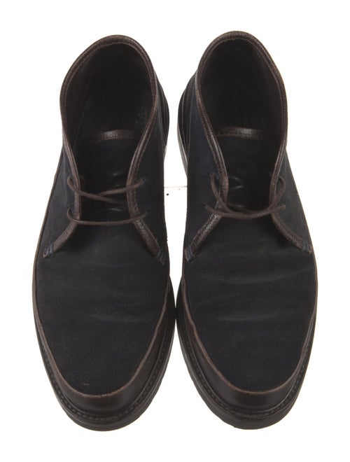 Ermenegildo Zegna Suede Lace-Up Boots
