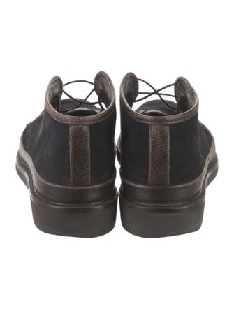 Ermenegildo Zegna Suede Lace-Up Boots