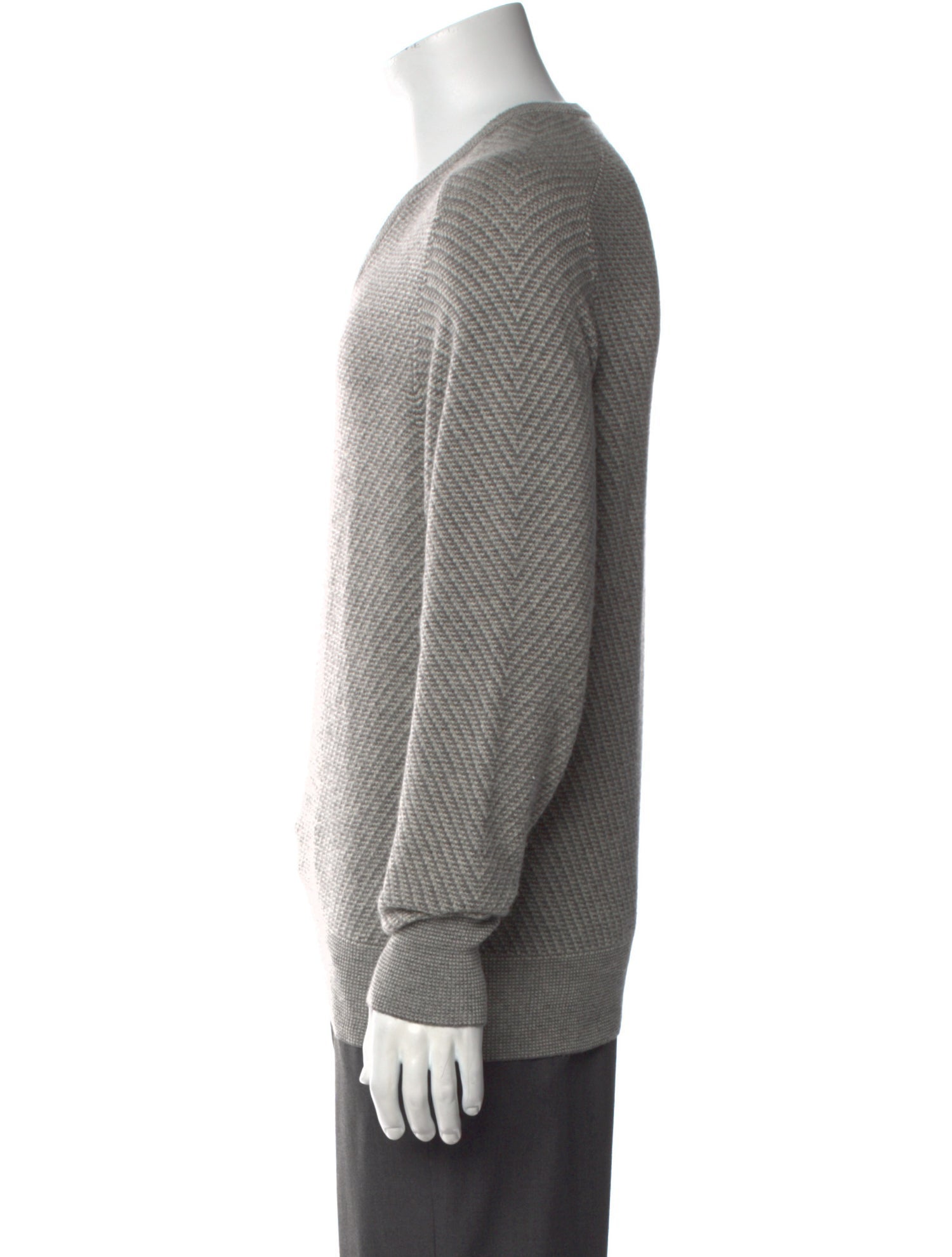 Ermenegildo Zegna Silk V-Neck Pullover