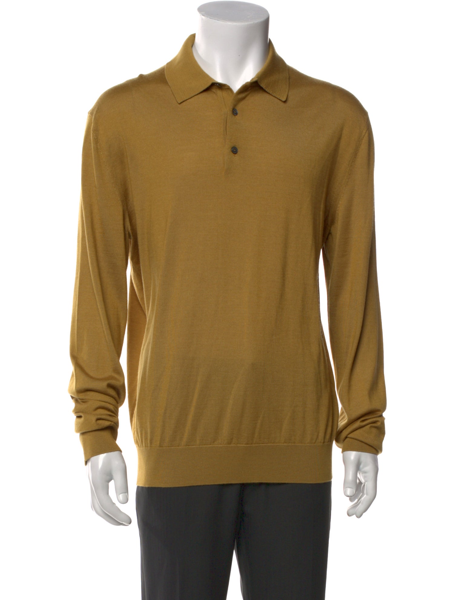 Ermenegildo Zegna Cashmere Collar Polo Sweater w/ Tags
