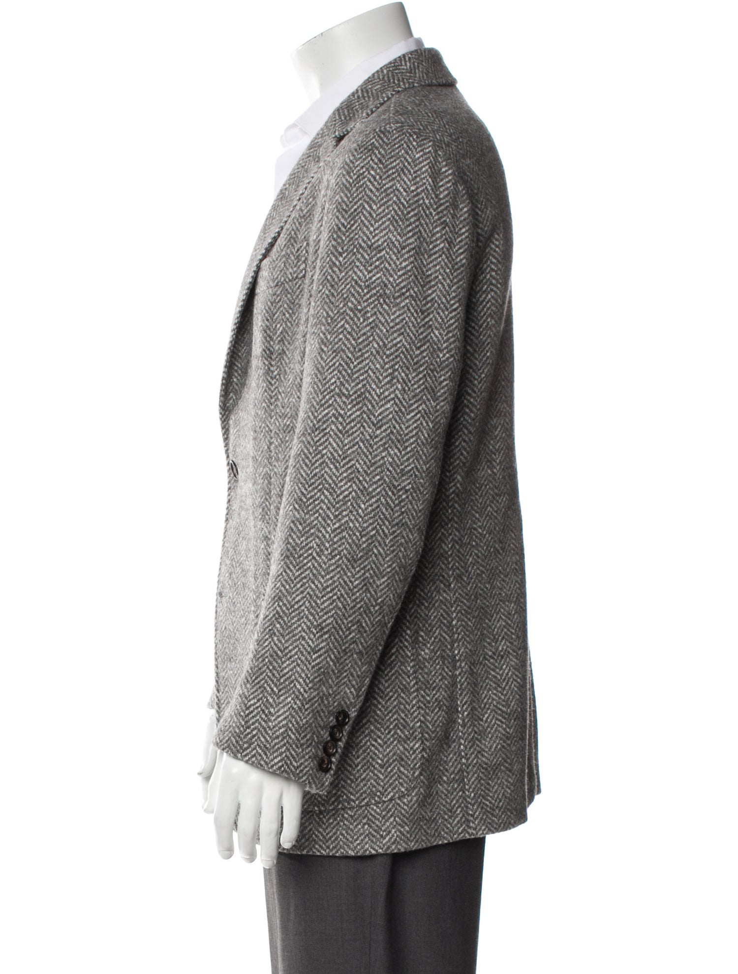 Ermenegildo Zegna Printed Peacoat