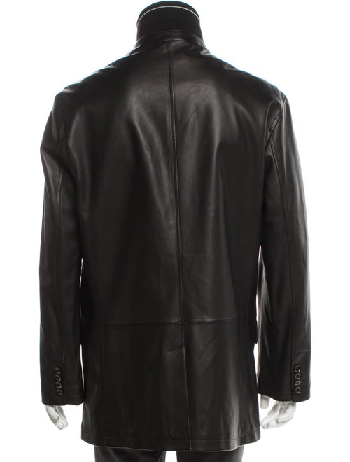 Ermenegildo Zegna Leather Utility Jacket