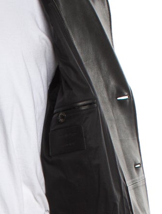 Ermenegildo Zegna Leather Utility Jacket