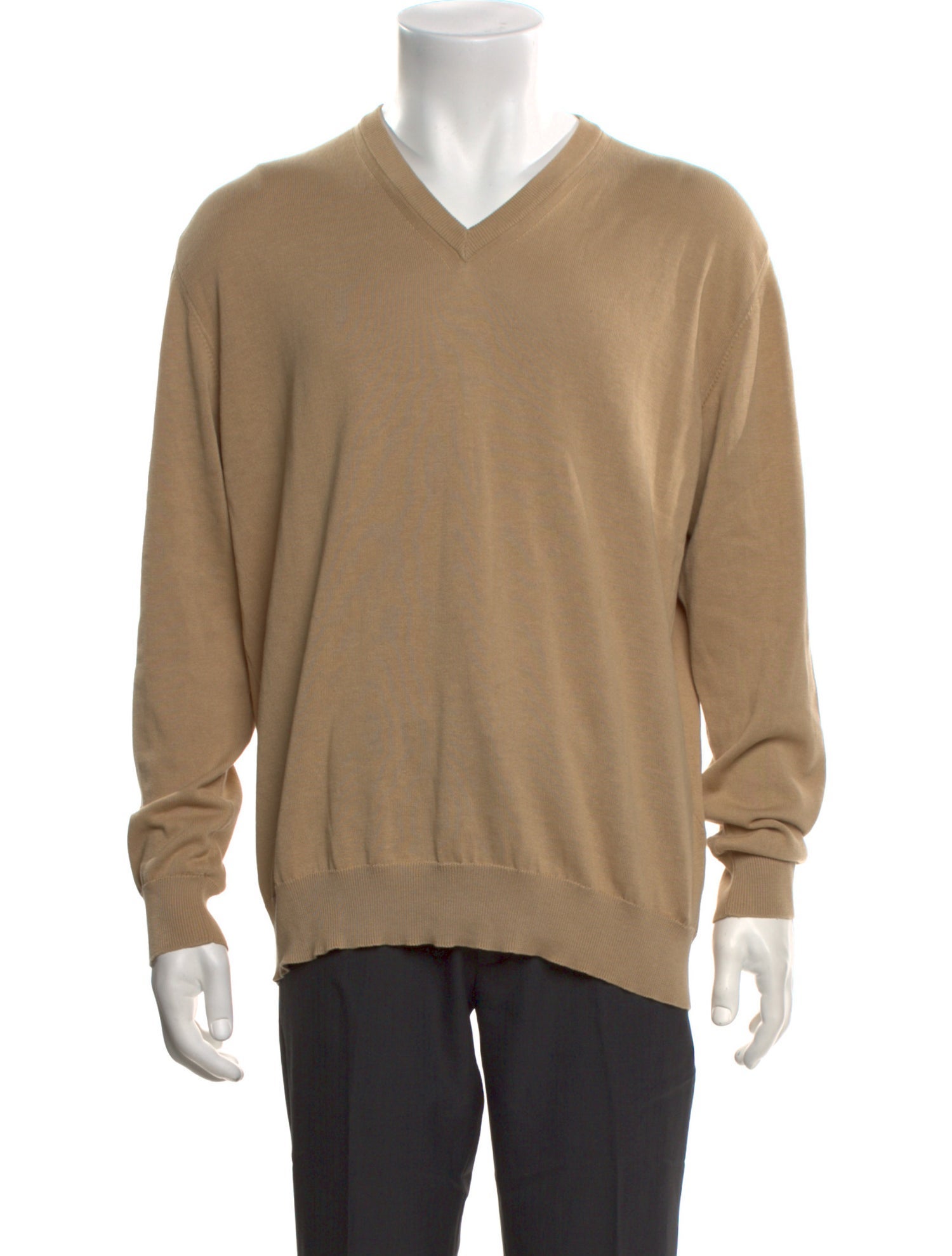 Ermenegildo Zegna V-Neck Long Sleeve Pullover