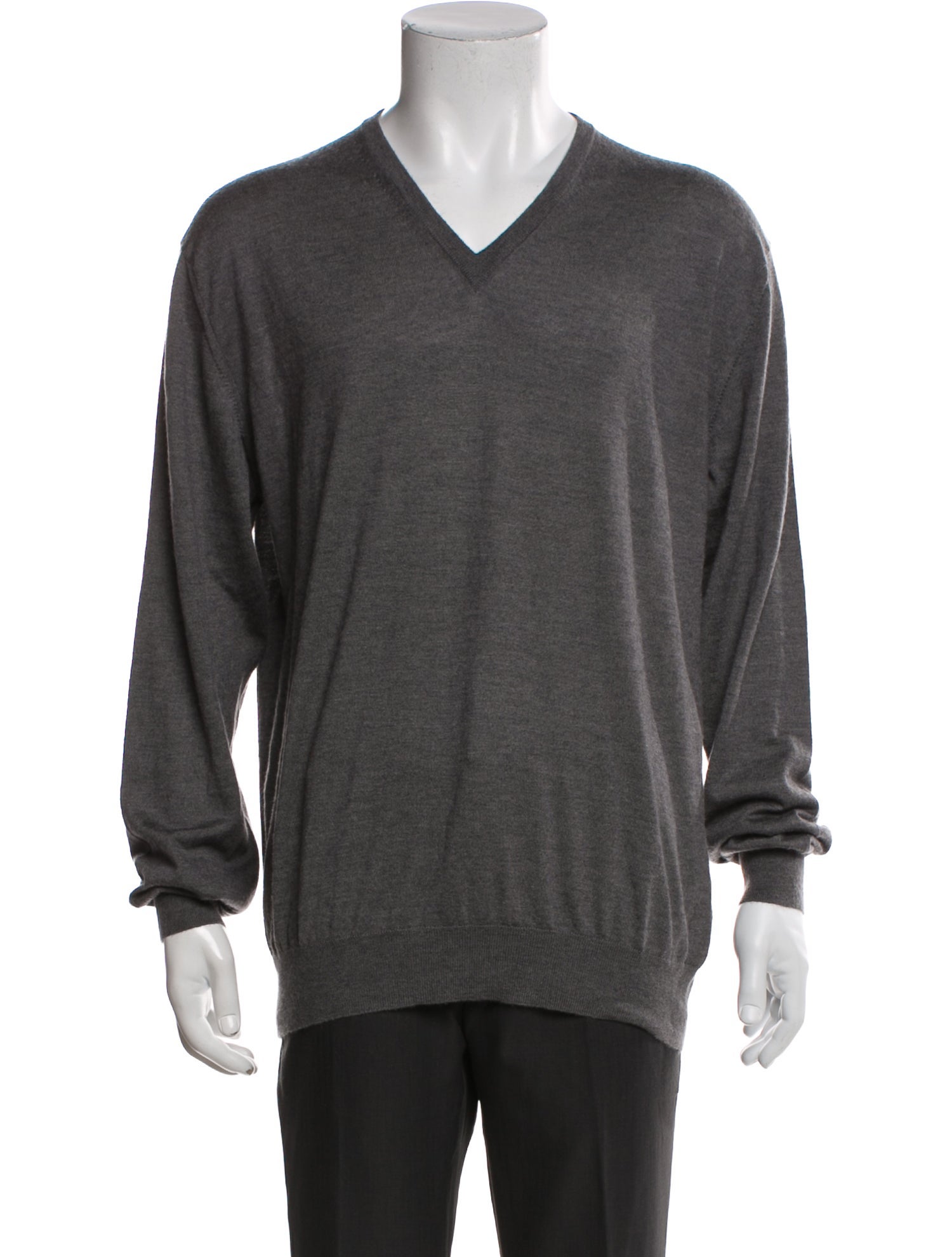 Ermenegildo Zegna Cashmere V-Neck Pullover