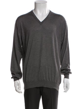 Ermenegildo Zegna Cashmere V-Neck Pullover
