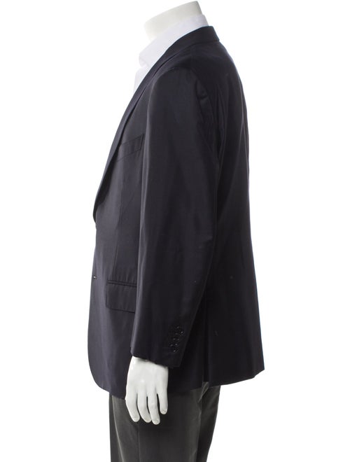 Ermenegildo Zegna Wool Embroidered Accent Blazer