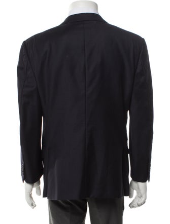 Ermenegildo Zegna Wool Embroidered Accent Blazer
