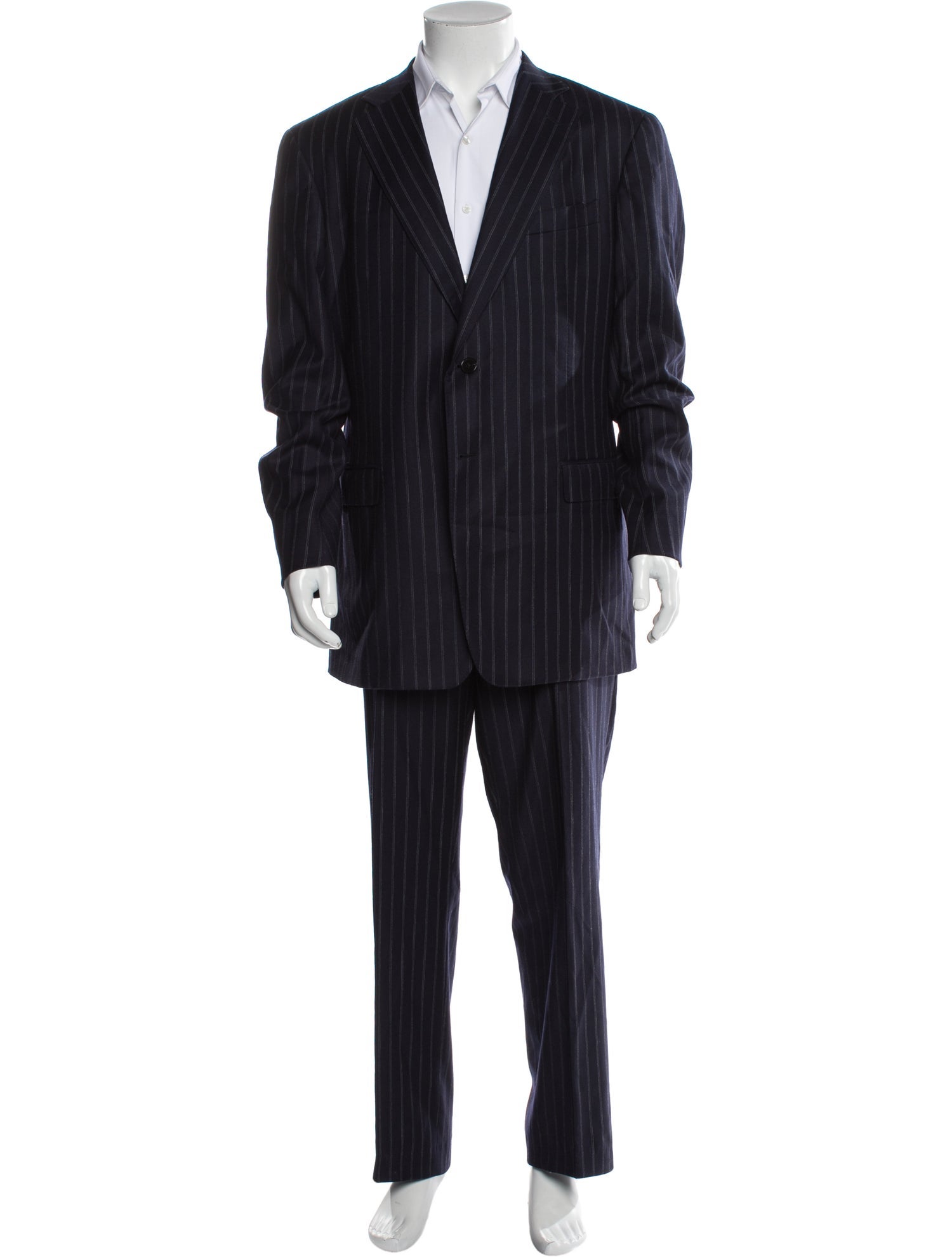 Ermenegildo Zegna Wool Striped Two-Piece Suit