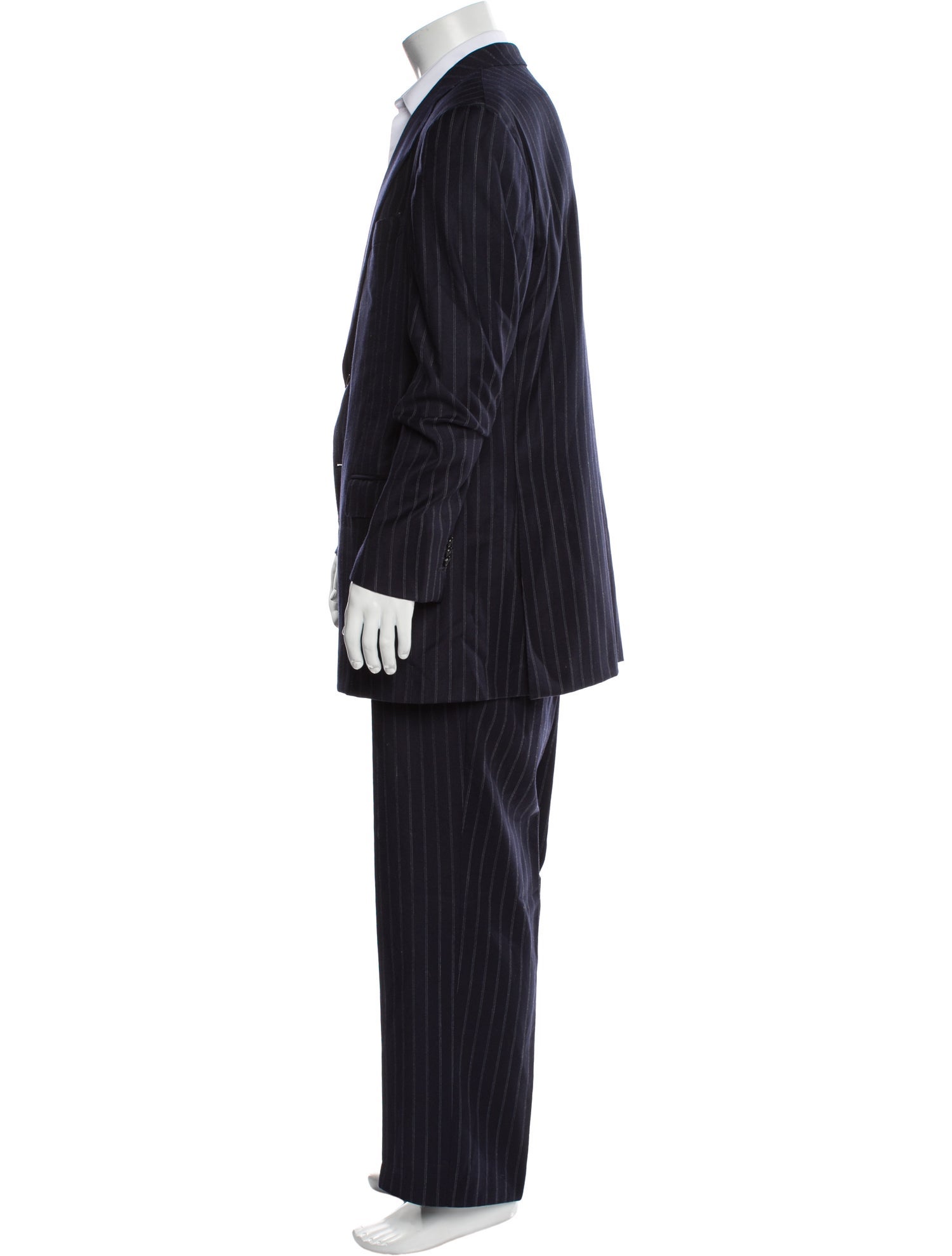 Ermenegildo Zegna Wool Striped Two-Piece Suit