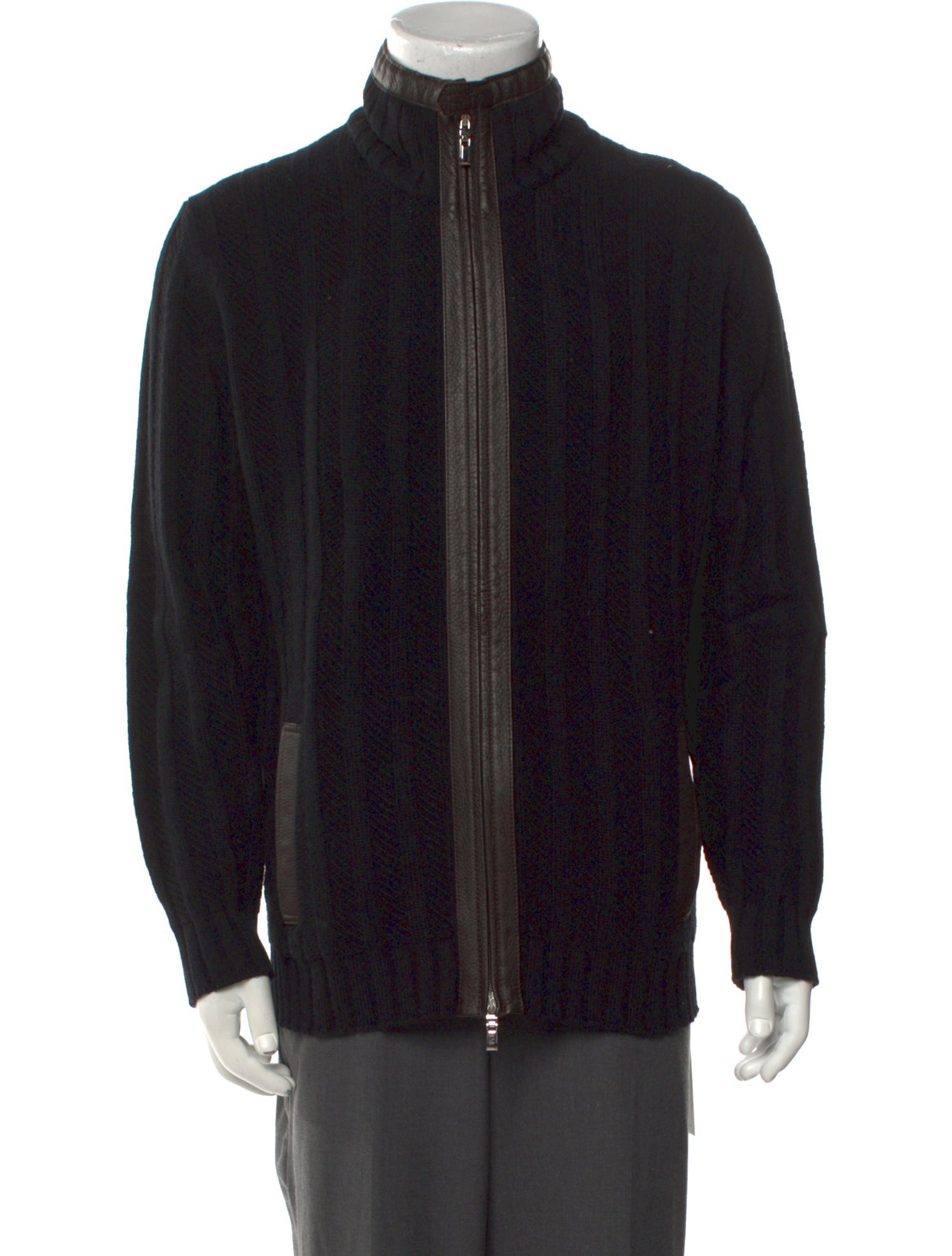 Ermenegildo Zegna Cashmere Turtleneck Cardigan