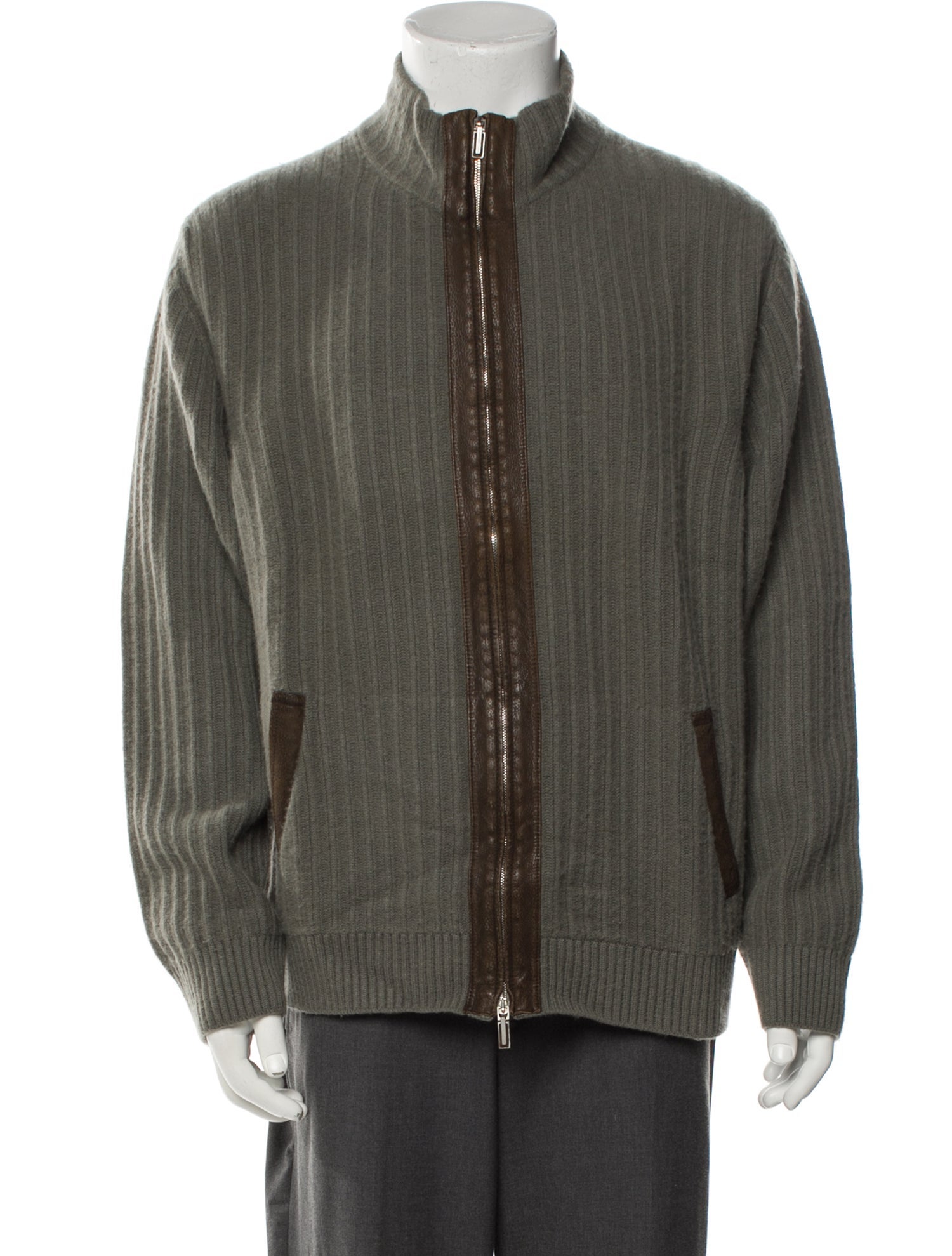 Ermenegildo Zegna Cashmere Turtleneck Cardigan