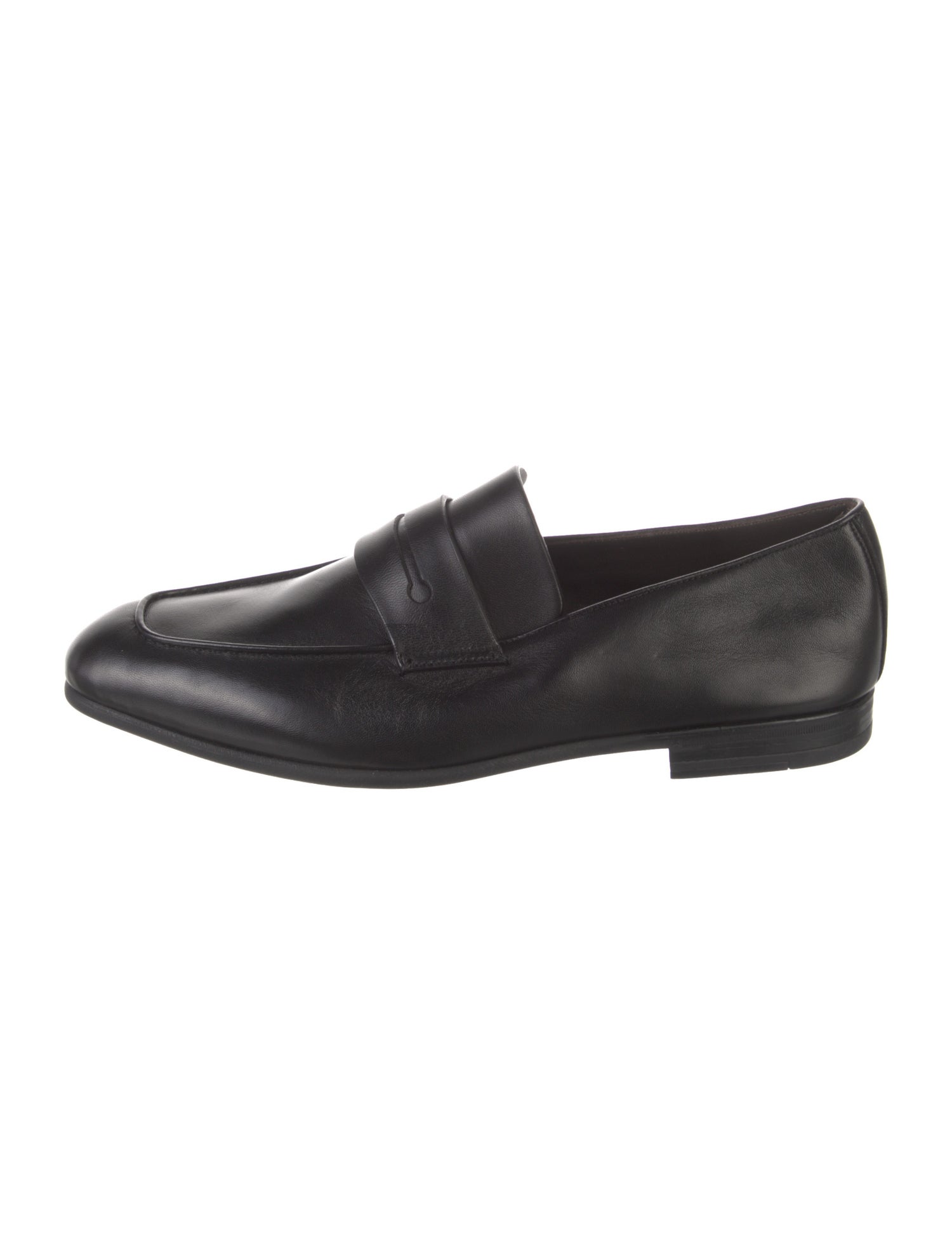Ermenegildo Zegna Leather Dress Loafers
