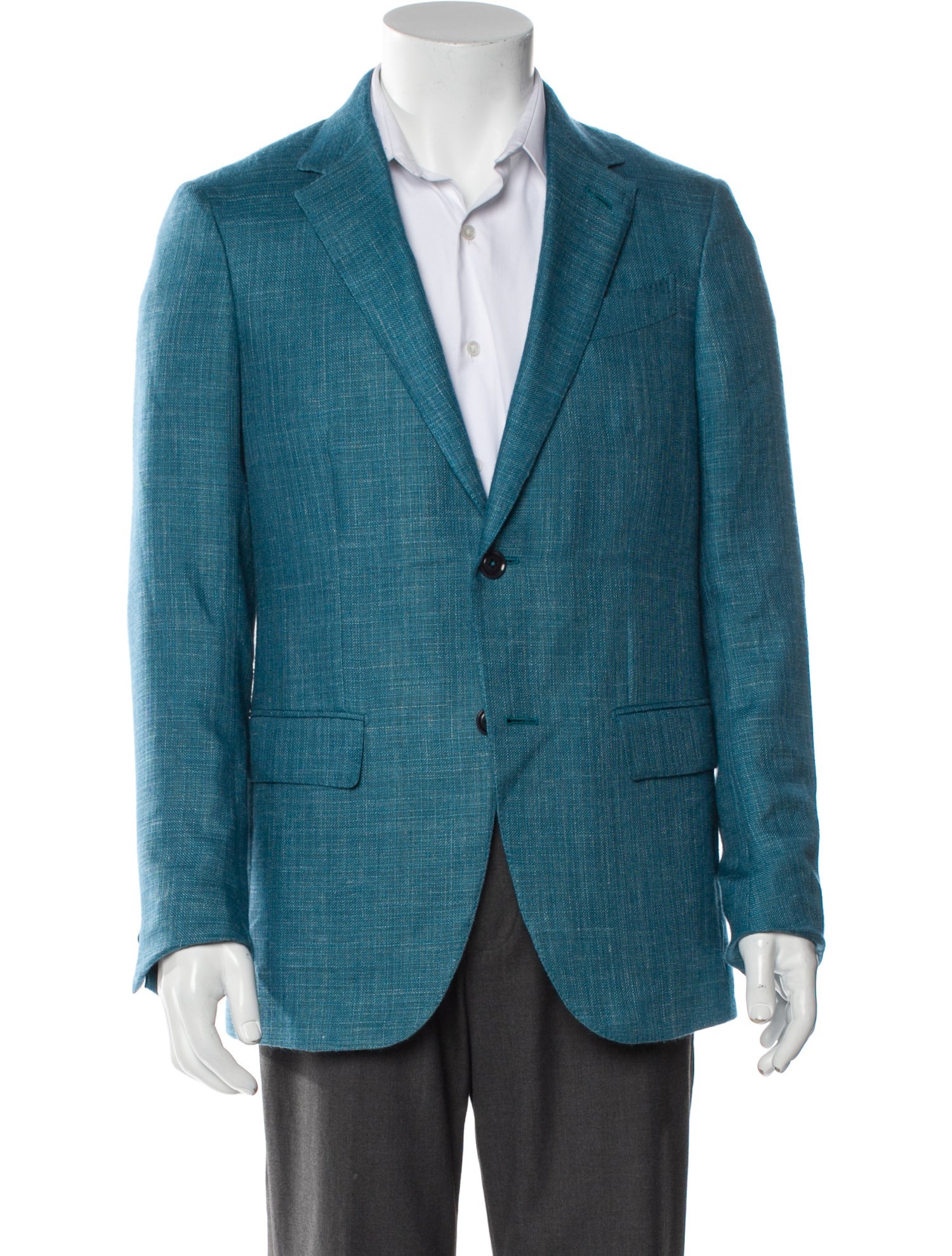 Paul Harnden Shoemakers 2021 Printed Blazer - White Suiting