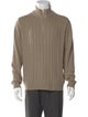 Ermenegildo Zegna Cashmere Turtleneck Polo Sweater