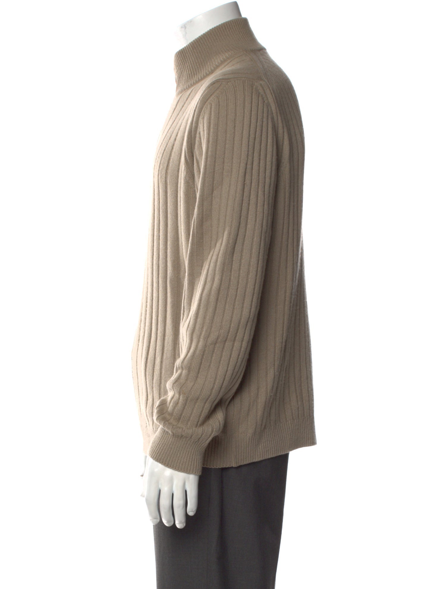 Ermenegildo Zegna Cashmere Turtleneck Polo Sweater