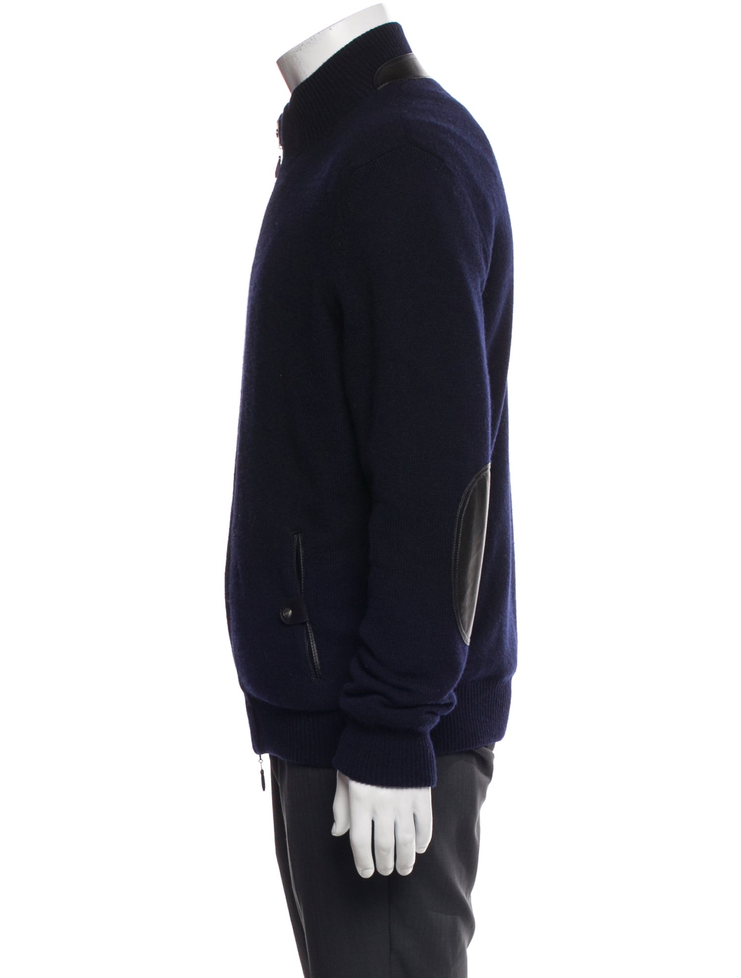 Ermenegildo Zegna Cashmere Mock Neck Cardigan w/ Tags