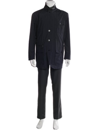 Ermenegildo Zegna Leather Parka