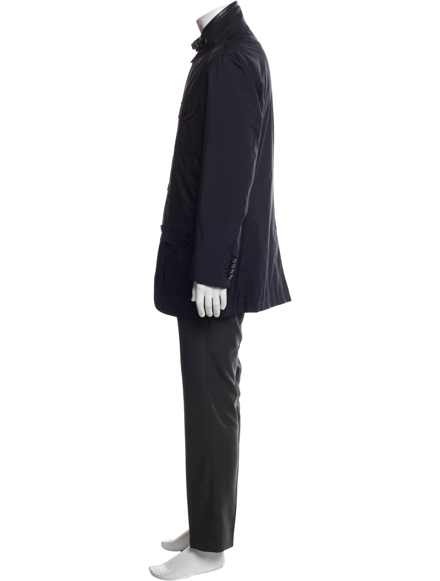 Ermenegildo Zegna Leather Parka